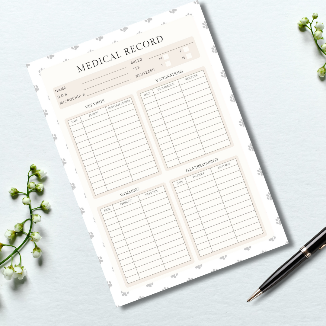 Ultimate puppy care planner